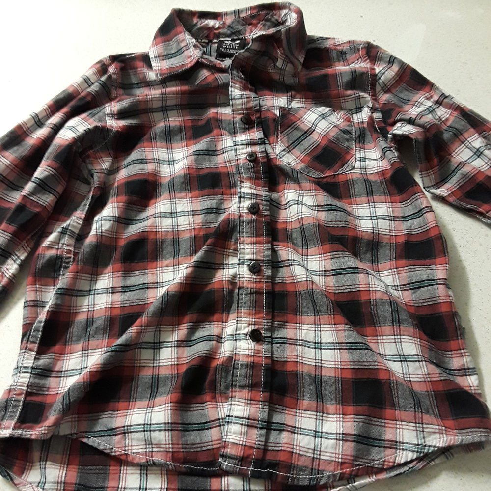 Shaun White long sleeve plaid shirt